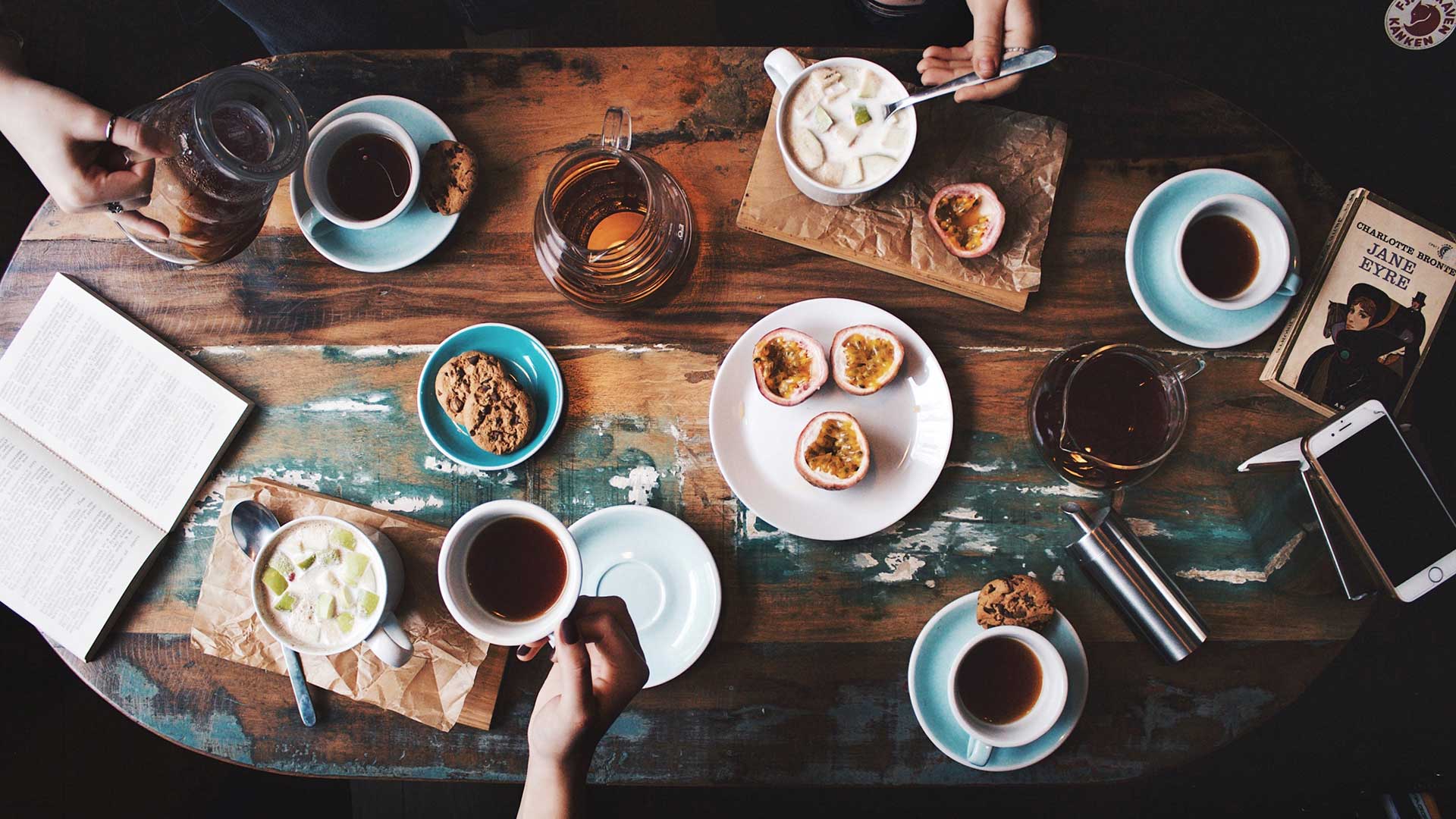 Welcome coffee table image